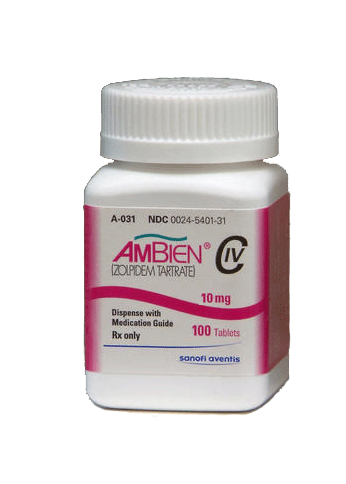 ambien zolpidem insomnia drug brand name